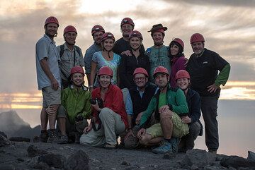 Nuestro grupo de tour en Bastimento antes de llegar a Pizzo (Photo: Tom Pfeiffer)