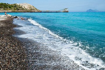 Lipari, Eolian Islands: Porticello beach & pumice quarries (Oct 2014) (Photo: Tom Pfeiffer)