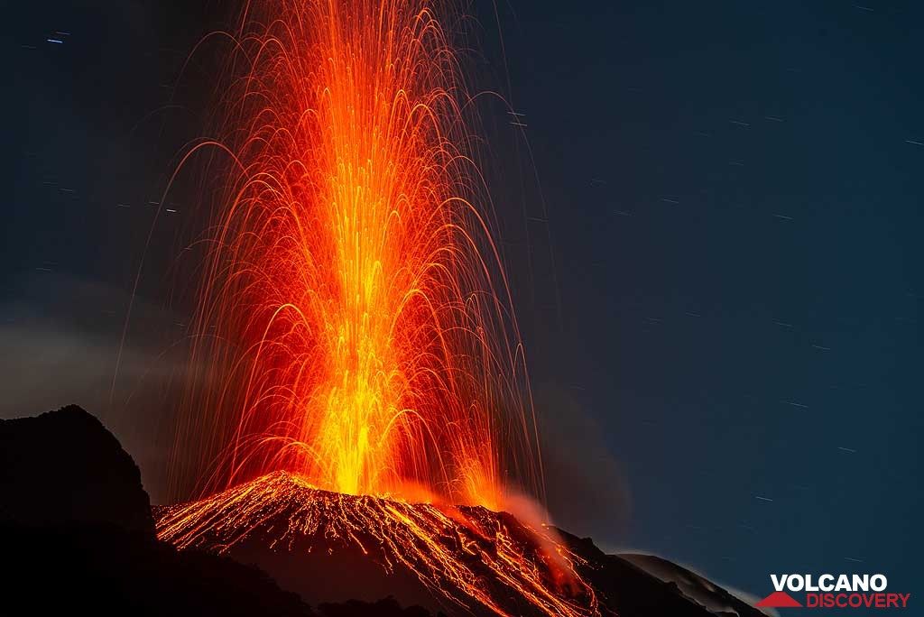 Photo of the Day - by Tom Pfeiffer: A Strong Strombolian Explosion from ...