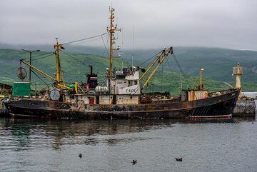 Fischereischiff (Photo: Tom Pfeiffer)