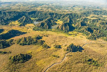 Hummocks southwest of Colima. (Photo: Tom Pfeiffer)
