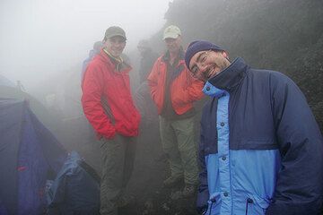 Marco Fulle and our group. (Photo: Tom Pfeiffer)