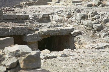 Cisterns in Ancient Thera (Photo: Tom Pfeiffer)