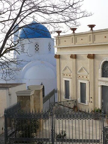 The traditional village of Pyrgos. (Photo: Ingrid Smet)