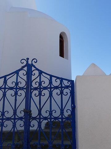 Bleu et blanc - Architecture égéenne (Photo: Ingrid Smet)