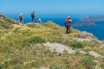 On the caldera rim. (Photo: Tom Pfeiffer)