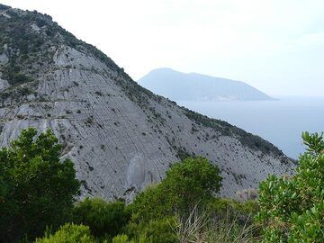 The voluminous pumice deposits have been extensively quarried - one of the island's main economies until all pumice quarries were forcefully shut when the Eolian islands became UNESCO world heritage about a decade ago. (Photo: Ingrid Smet)
