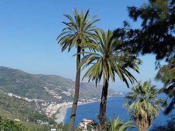 View along the NE coastline of Sicily close to Taormina. (Photo: Ingrid Smet)