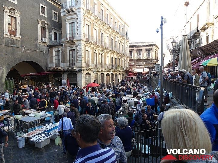 Wir verbringen unseren letzten Morgen in Catania damit, das historische Zentrum in der Nähe des Hotels zu erkunden! (Photo: Ingrid Smet)