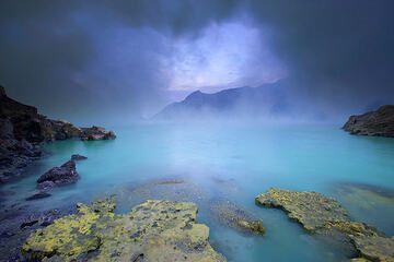 Kratersee Kawah Ijen (Ost-Java, Indonesien) (Photo: Roland Gerth)