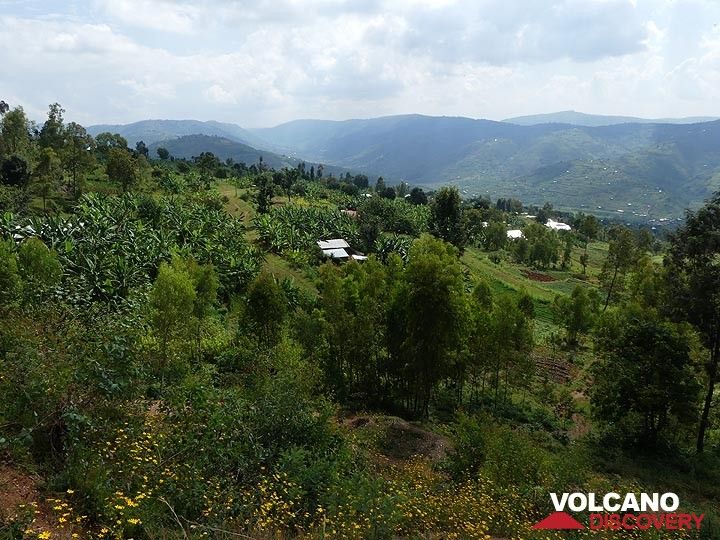Jour 2 - Vue sur la campagne vallonnée du Rwanda (Photo: Ingrid Smet)