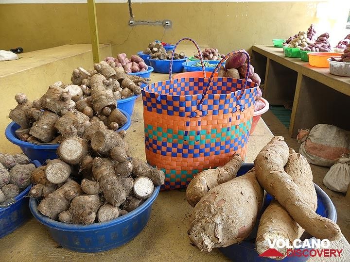 Day 2 - Root vegetables are very popular and easily grown in western Rwanda (Photo: Ingrid Smet)