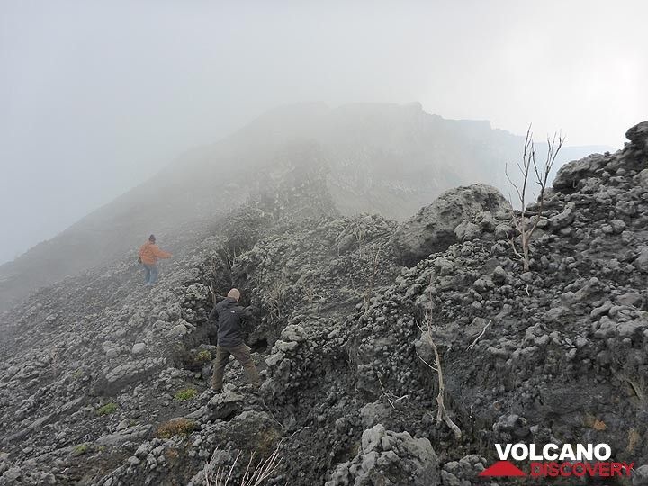 Day 5 - Short morning hike towards the western part of the caldera rim (Photo: Ingrid Smet)
