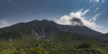 Panorama de Sakurajima depuis l'ouest (Photo: Ivana Dorn)