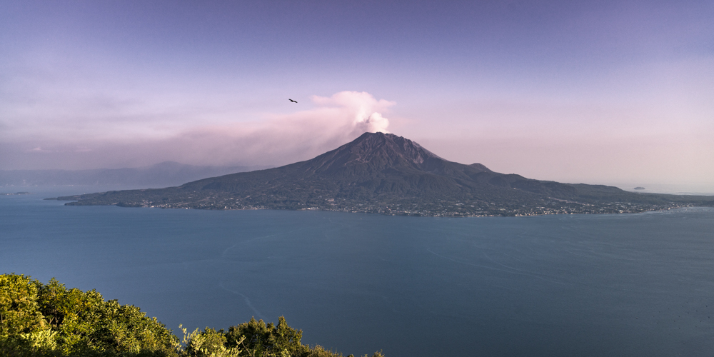 Panorama of Sakurajima from the NW (Photo: Ivana Dorn)