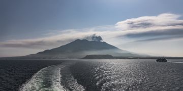 Auf der Sakurajima-Fähre (Photo: Ivana Dorn)