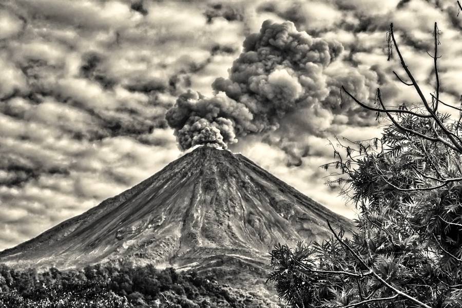 Colima-Ausbruch, Mexiko, Februar 2017 (Photo: Ivana Dorn)