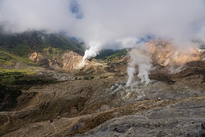 Annäherung an den Krater von Papandayan (Photo: Ivana Dorn)