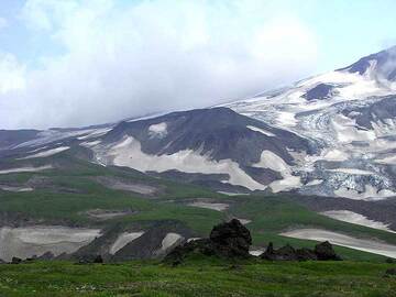 On the way to Bezymianny volcano, Kamchatka (Photo: Anastasia)