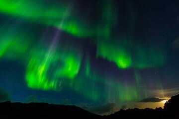 Aurora Borealis (northern lights) from Landmannalaugur (Iceland) on 12 Sep 2014 (Photo: AndreasIrgang)