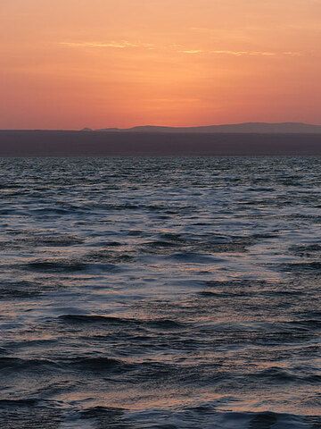 DAY 4: From Afrera to Dodom (Erta Ale basecamp) - Afrera salt lake at dawn (Photo: Ingrid)