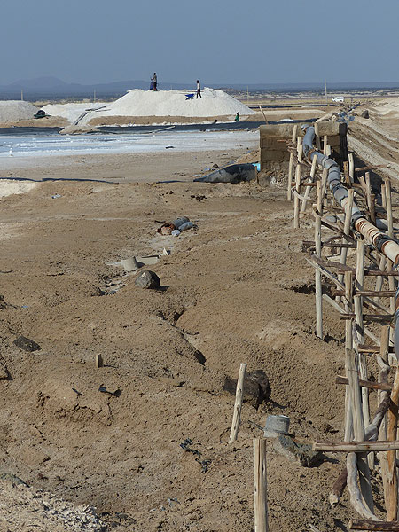 DAY 4: From Afrera to Dodom (Erta Ale basecamp) - exploring the salt mining works and town of Afrera (Photo: Ingrid)