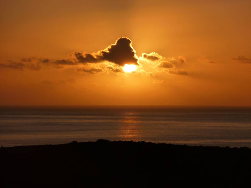 Sonnenuntergang an der Küste von La Restinga, El Hierro, Kanarische Inseln (Photo: Janka)