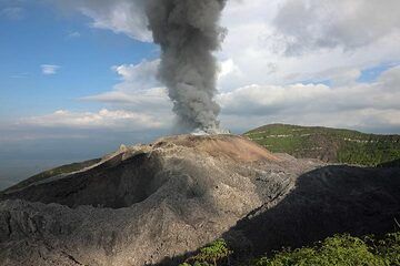 Ash Eruption From Gunung Ibu, View From Campsite,  Halmahera, North Maluku, Indonesia (Photo: Jay Ramji)