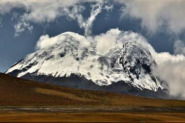 Snow-covered Antisana stratovolcano in Ecuador (Aug 2016) (Photo: Jiri VonDrak)
