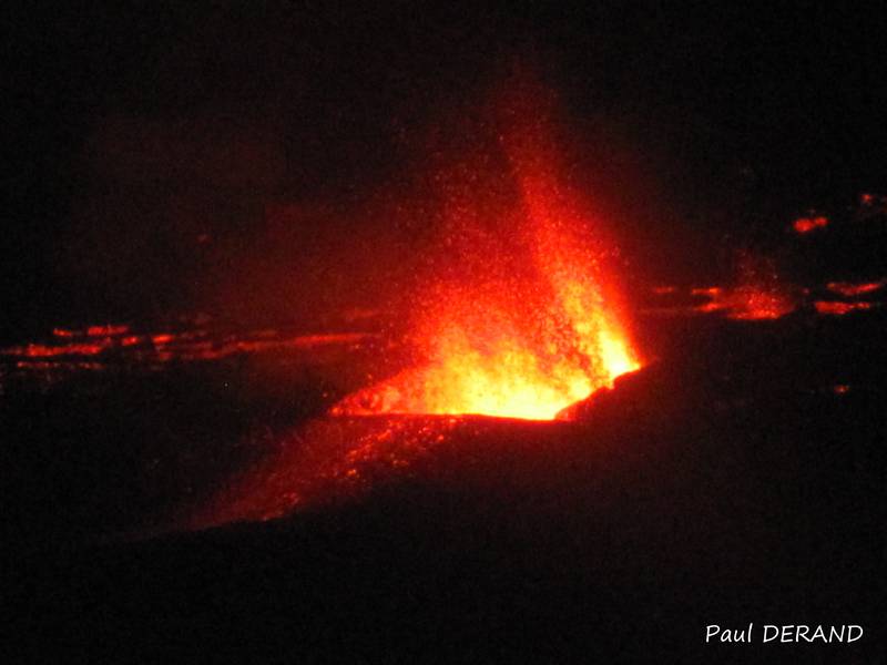 Eruption of Piton de la Fournaise on 31 July 2015 (Photo: PaulDerand)