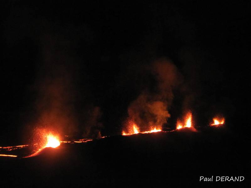 Eruption of Piton de la Fournaise on 31 July 2015 (Photo: PaulDerand)