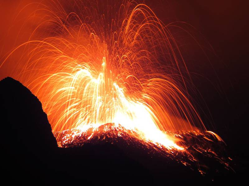 Stromboli, 1st Jan, 2013 (Photo: Steinbrenner)