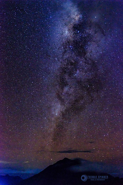 Milchstraße über der Insel Siau (Photo: Thomas Spinner)