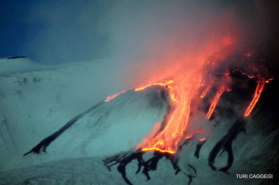 Etna Eruption February 19, 2013 (Photo: Turi Caggegi)
