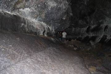 lava tube in Grotto of Towers, Criação Velha, Pico Island, Azores (Photo: WNomad)