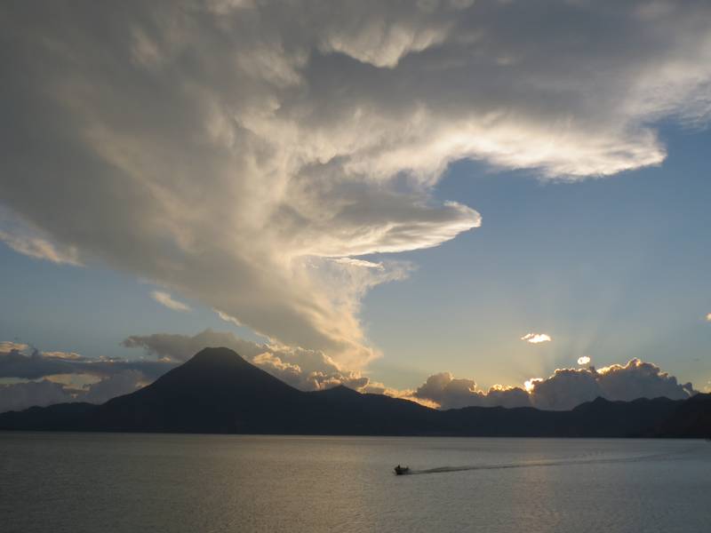 Volcano San Pedro at Atitlan Caldera Lake, Guatemala (Photo: WNomad)
