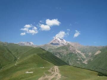 Stratovolcano Mount Kazbek, Caucasus, Georgia (Photo: WNomad)