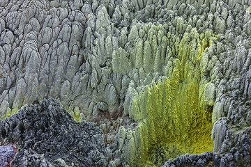 Sulfur deposits at Papandayan (Photo: Uwe Ehlers / geoart.eu)