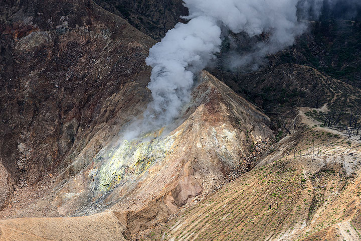 Fumarole bei Papandayan (Photo: Uwe Ehlers / geoart.eu)