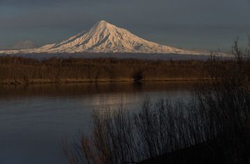 Tolbachik volcano in the evening (Kamchatka Oct 2013) (Photo: Martin Rietze)