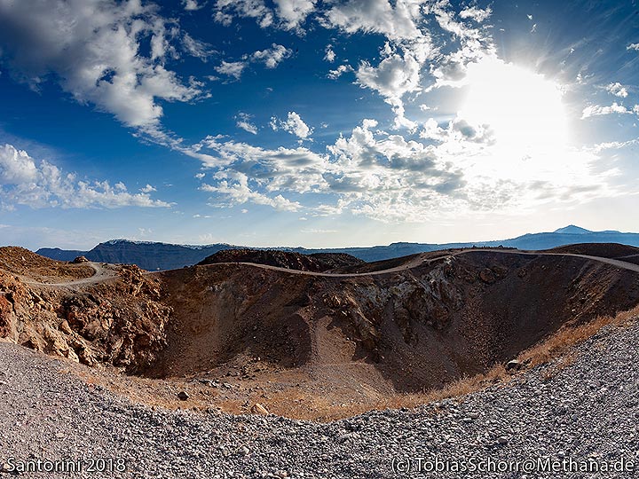 The Georgios crater of 1940. (Photo: Tobias Schorr)