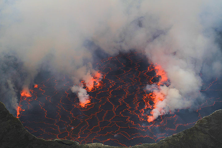 Nyiragongo's lava lake (Photo: Yashmin Chebli)