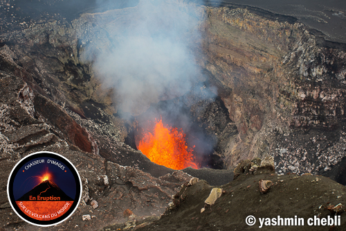 Benbow's inner crater with an active lava lake (Photo: Yashmin Chebli)