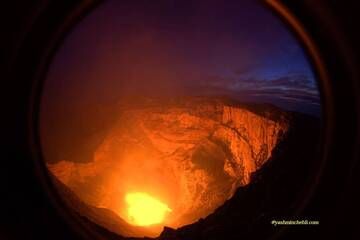 Marum lava lake / Yashmin CHEBLI 2014
Sunrise on the marum crater
MARUM072014_0062r.jpg (Photo: Yashmin Chebli)