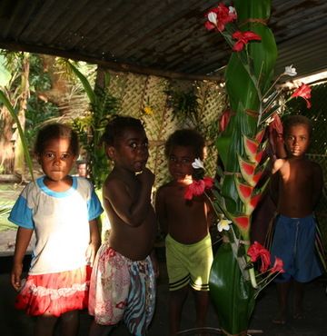 Les enfants du village d'Ambrym (Photo: Yashmin Chebli)