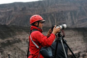 Tom at work (Photo: Thomas Bartsch)