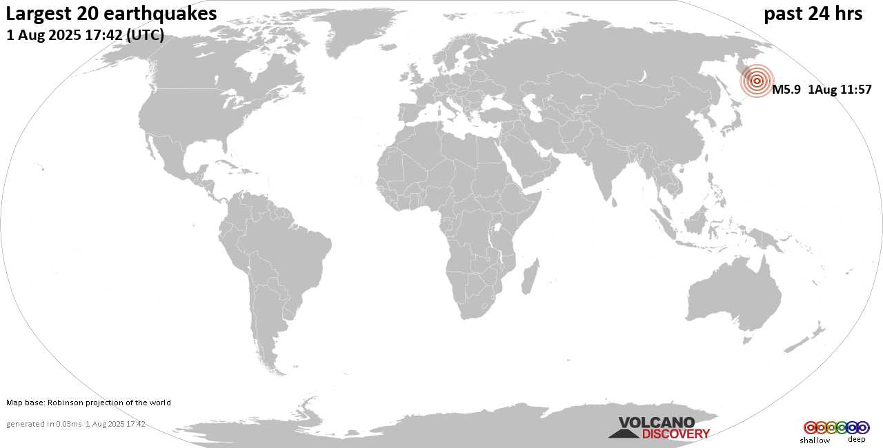 Earthquake guam today map