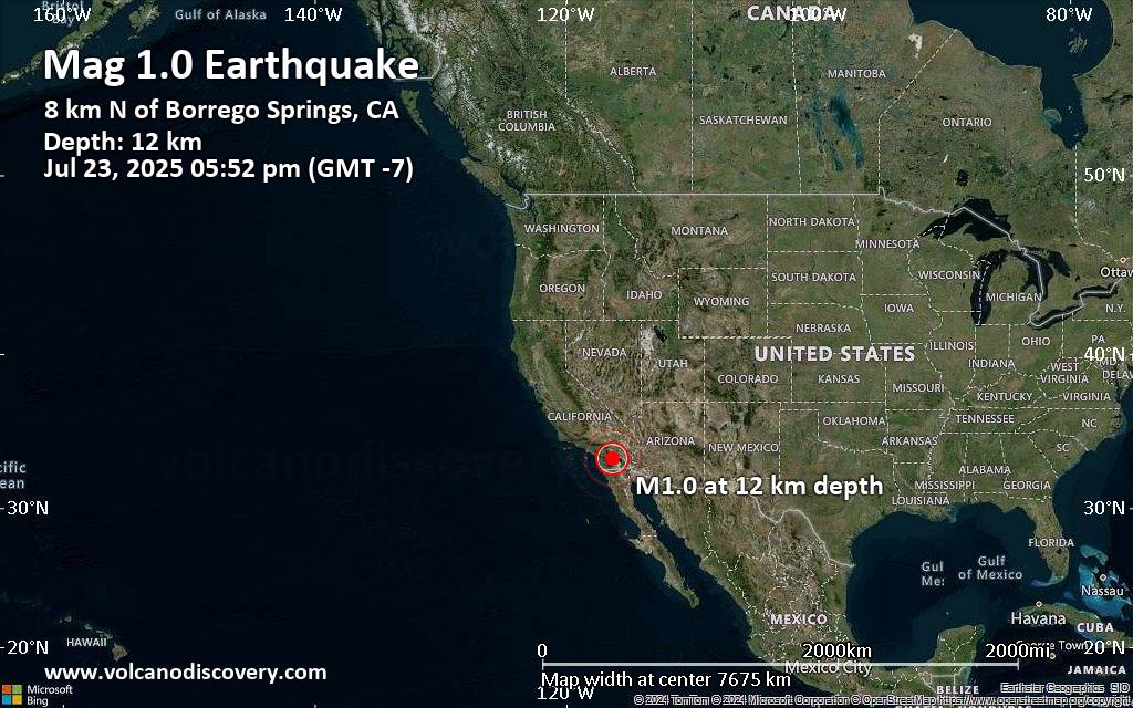 Earthquake in san diego