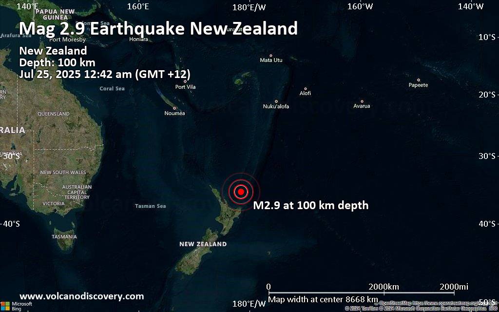 Earthquake new zealand