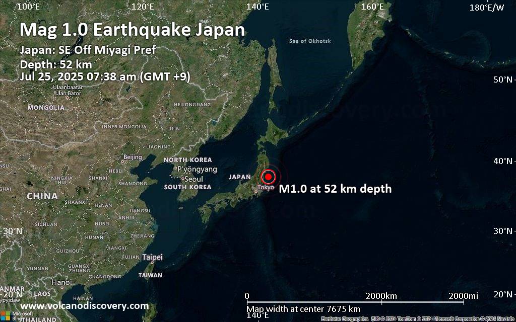 Japan tsunami status